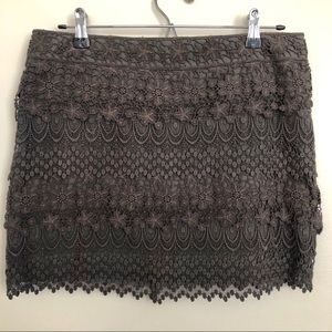American Eagle Lace Mini Skirt